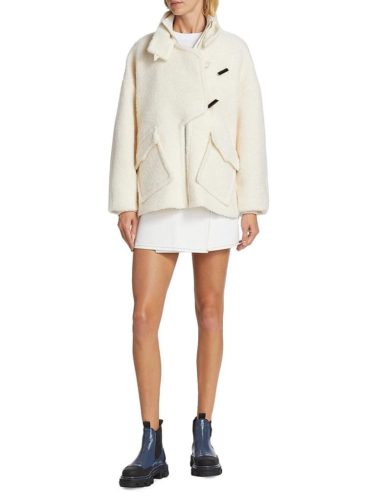 商品Ganni|Wool-Blend Boucle Jacket,价格¥1753,第2张图片详细描述