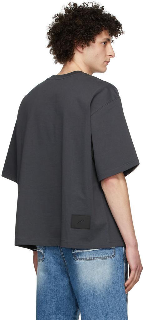 商品We11done|Grey Cotton T-Shirt,价格¥1800,第5张图片详细描述