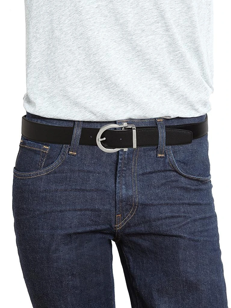商品Salvatore Ferragamo|Gancio Buckle Adjustable Cut-to-Size Reversible Belt,价格¥3651,第2张图片详细描述
