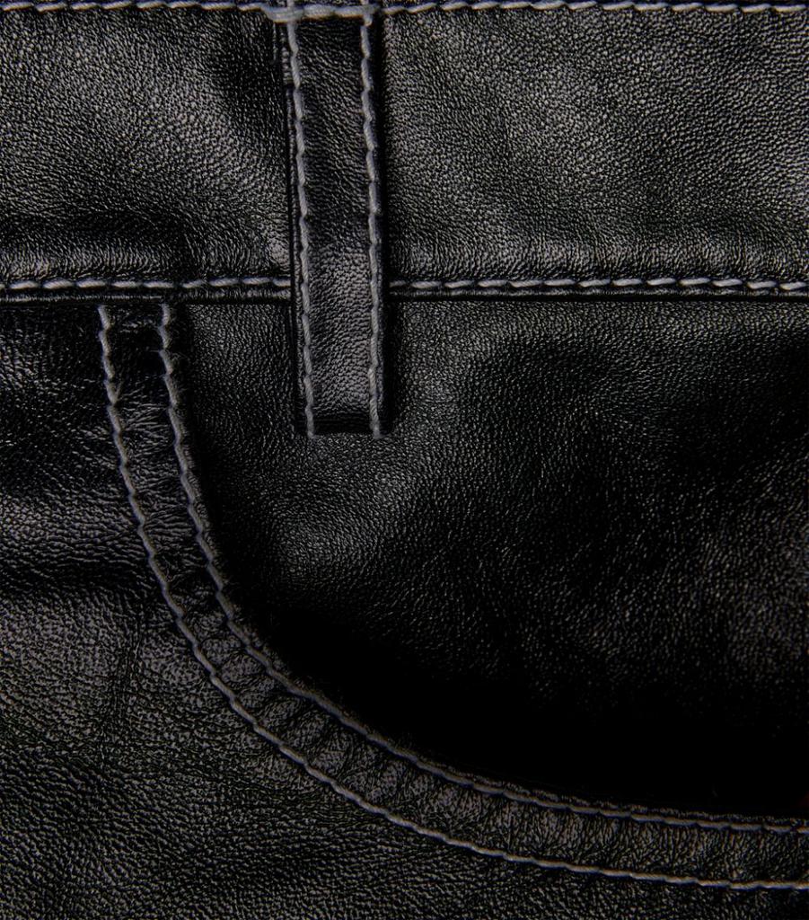 Leather Mini Skirt商品第5张图片规格展示
