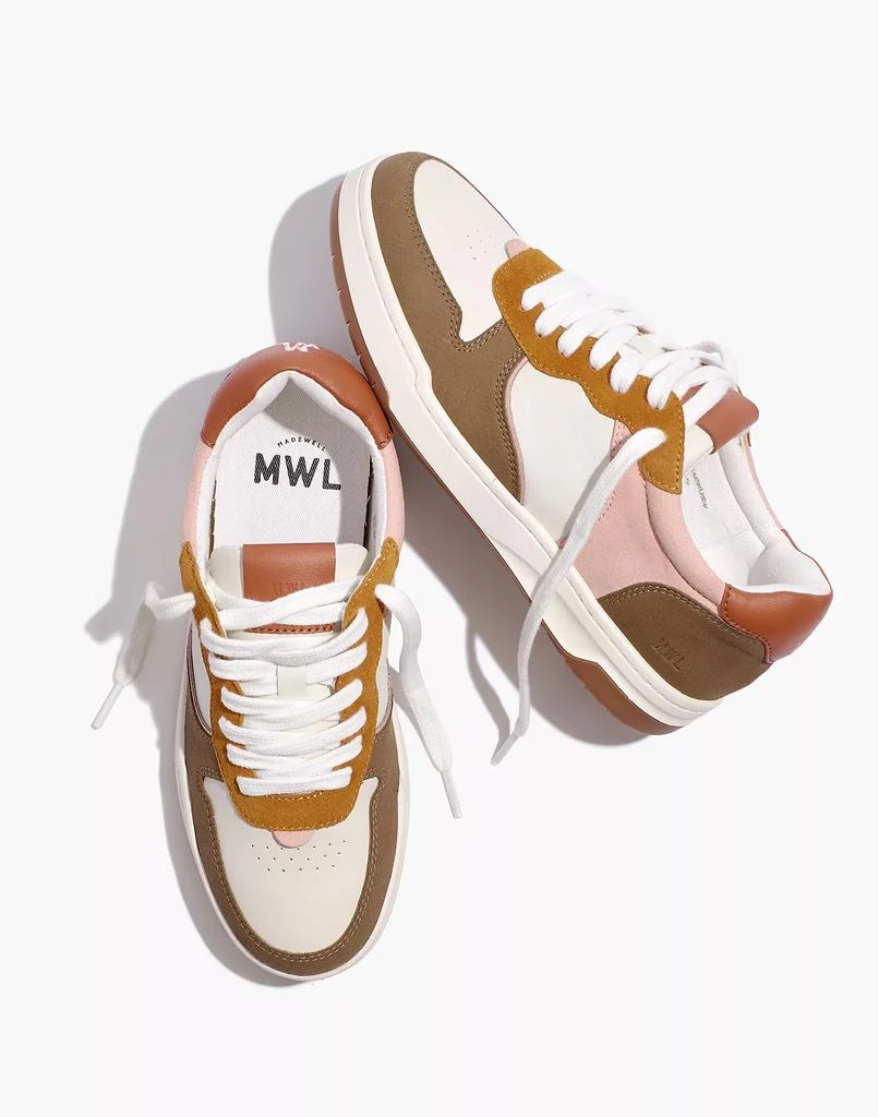 商品Madewell|Court Sneakers in Nubuck and Recycled Leather,价格¥555,第1张图片