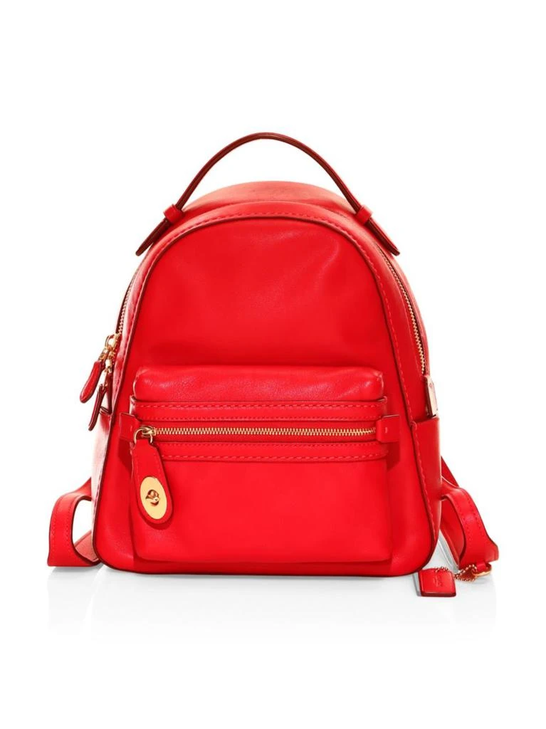 商品Coach|Campus Polished Pebbled Leather Backpack,价格¥1555,第1张图片