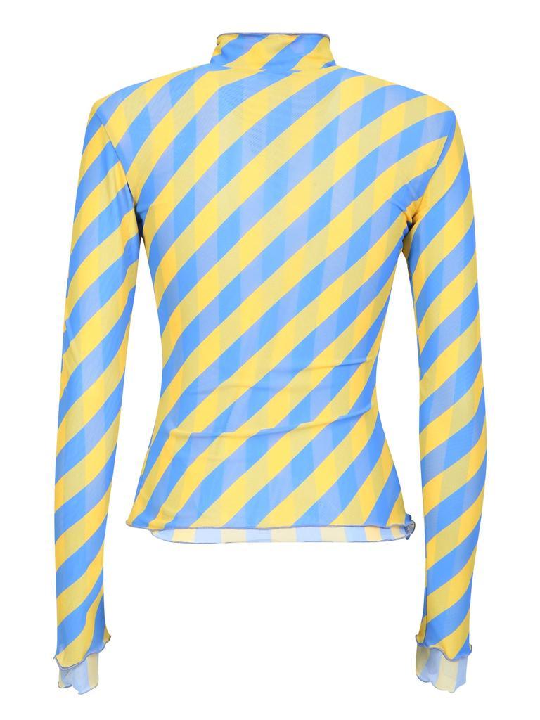 商品SUNNEI|Sunnei Stripe Check Zip-up Blouse,价格¥1874,第4张图片详细描述