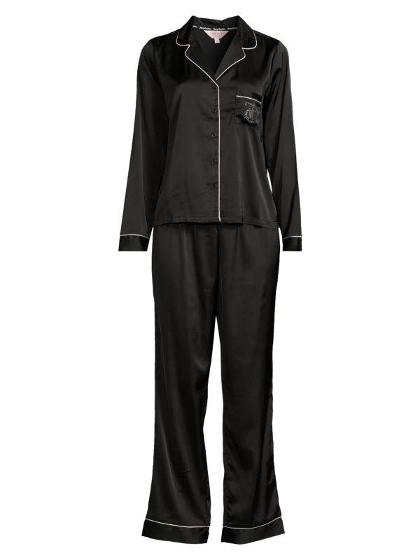商品Juicy Couture|2-Piece Satin Pajama Set,价格¥238,第3张图片详细描述