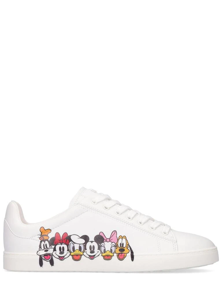 商品Stuart Weitzman|45mm Printed Leather Low Sneakers,价格¥1815,第1张图片