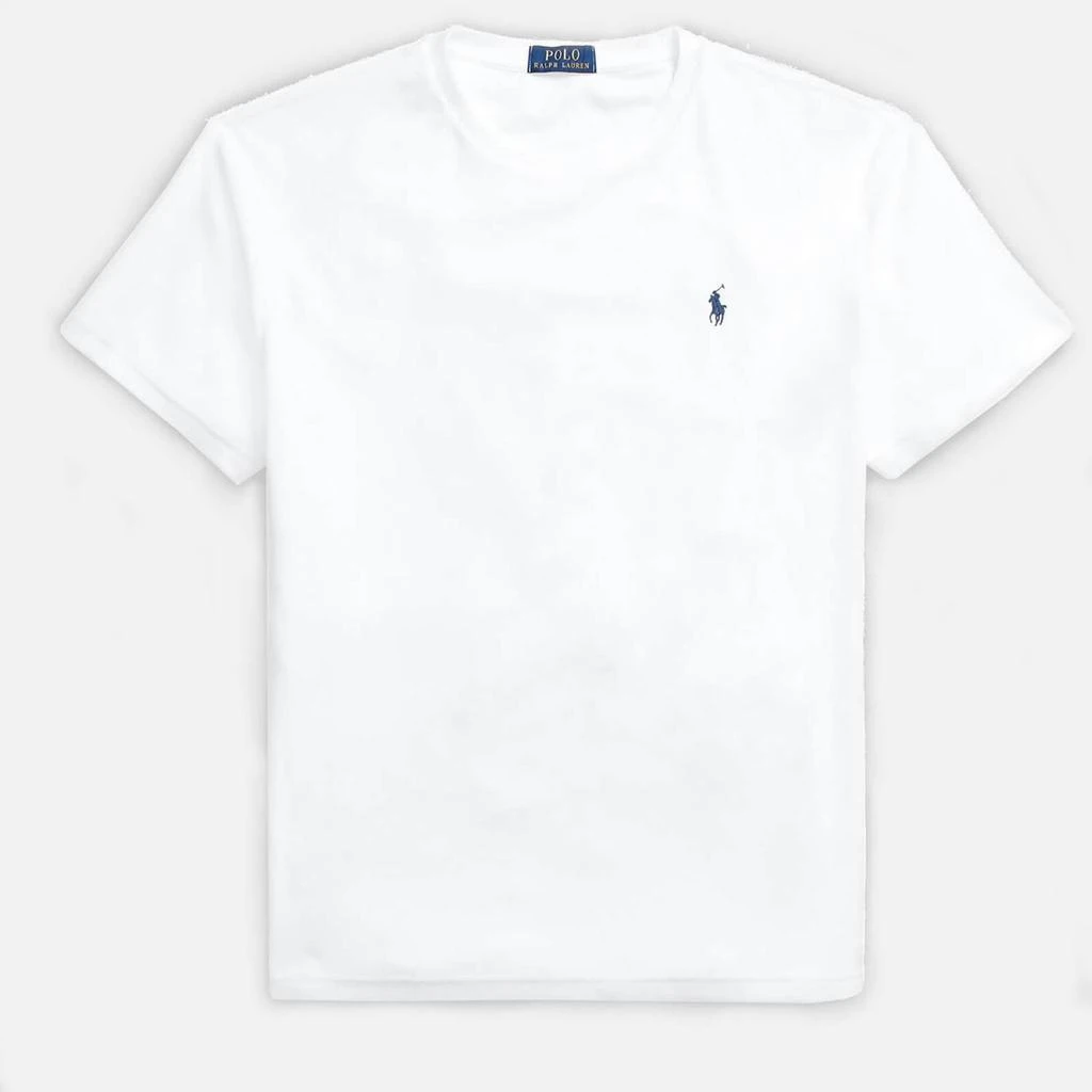 商品Ralph Lauren|Polo Ralph Lauren Men's Lightweight Cotton Terry T-Shirt - White,价格¥550,第4张图片详细描述