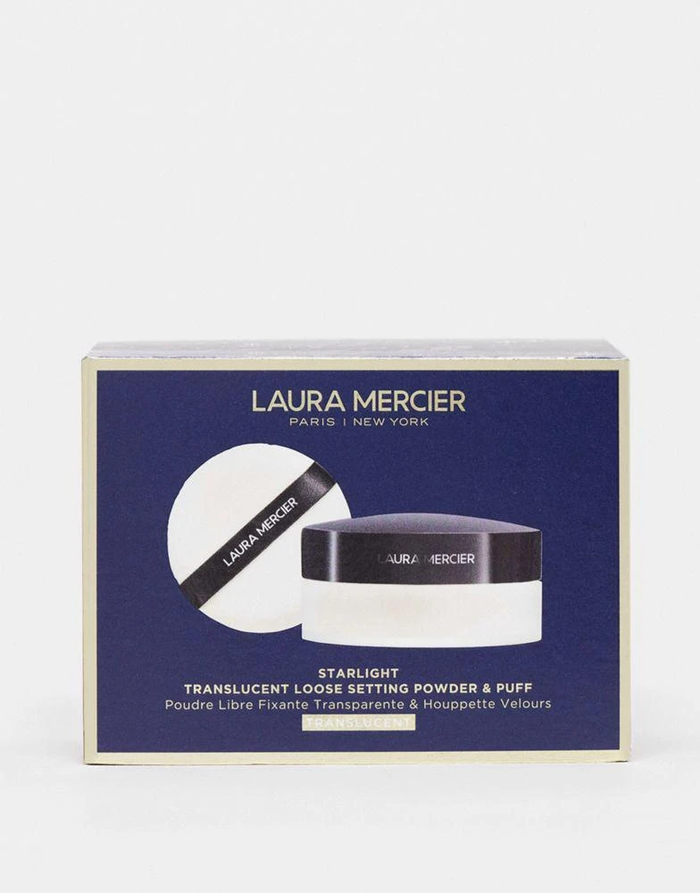 商品Laura Mercier|Laura Mercier Starlight Jumbo Translucent Loose Setting Powder & Puff 49g,价格¥292,第1张图片