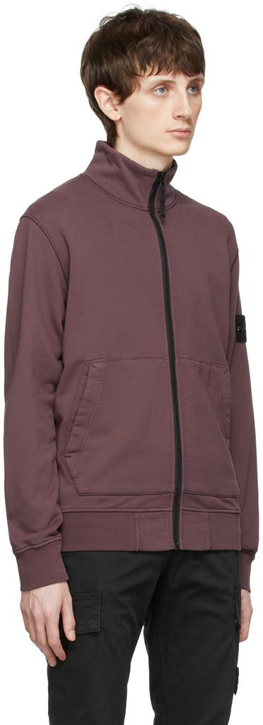 Burgundy Cotton Sweatshirt商品第2张图片规格展示