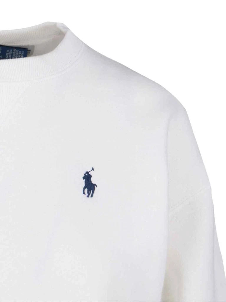 商品Ralph Lauren|Logo Crewneck Sweatshirt – White,价格¥1226,第3张图片详细描述