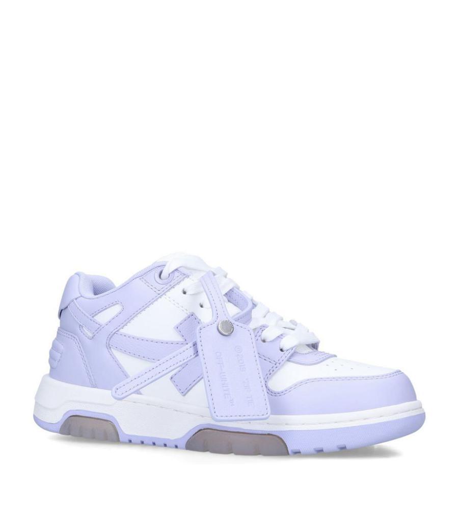 商品Off-White|Leather Out of Office Sneakers,价格¥3805,第1张图片