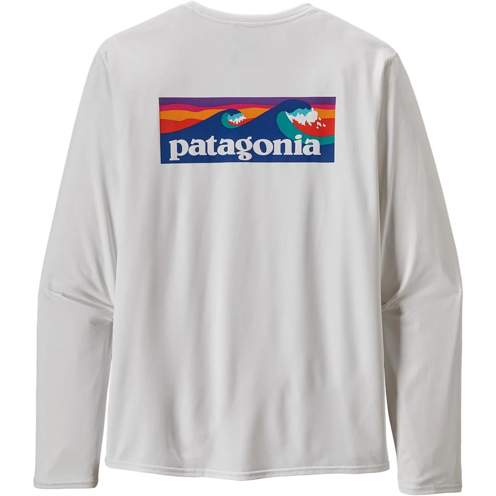 商品Patagonia|Men's Long-Sleeved Capilene Cool Daily Graphic Shirt - Waters,价格¥524,第2张图片详细描述
