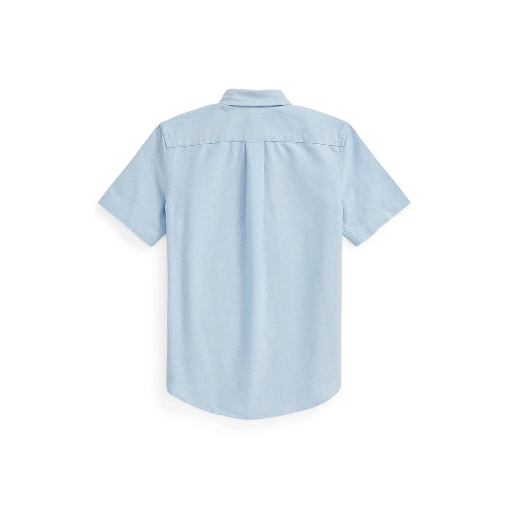 商品Ralph Lauren|Cotton Oxford Short Sleeve Shirt (Big Kids),价格¥261,第2张图片详细描述