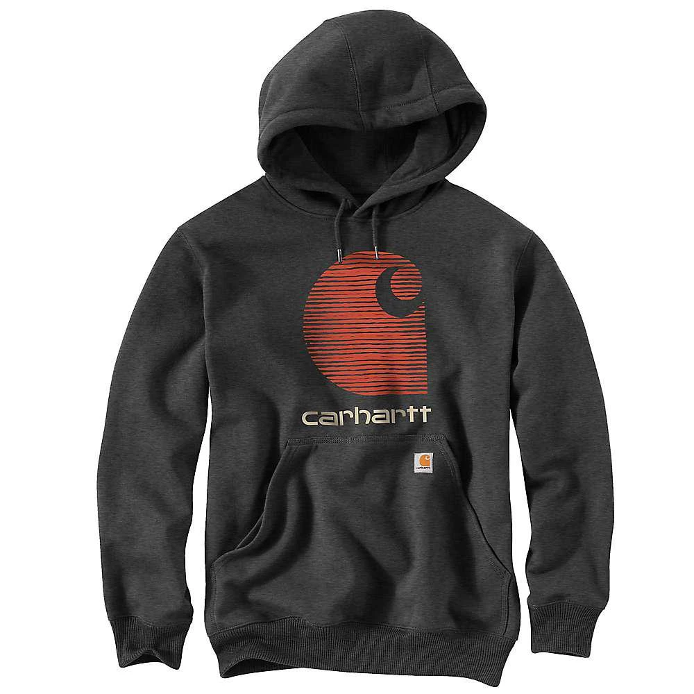 商品Carhartt|Men's Rain Defender Loose Fit Midweight C Logo Graphic Sweatshirt,价格¥291,第2张图片详细描述