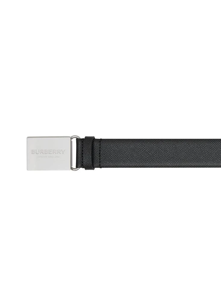 商品Burberry|Plaque buckle grainy leather belt,价格¥2682,第2张图片详细描述