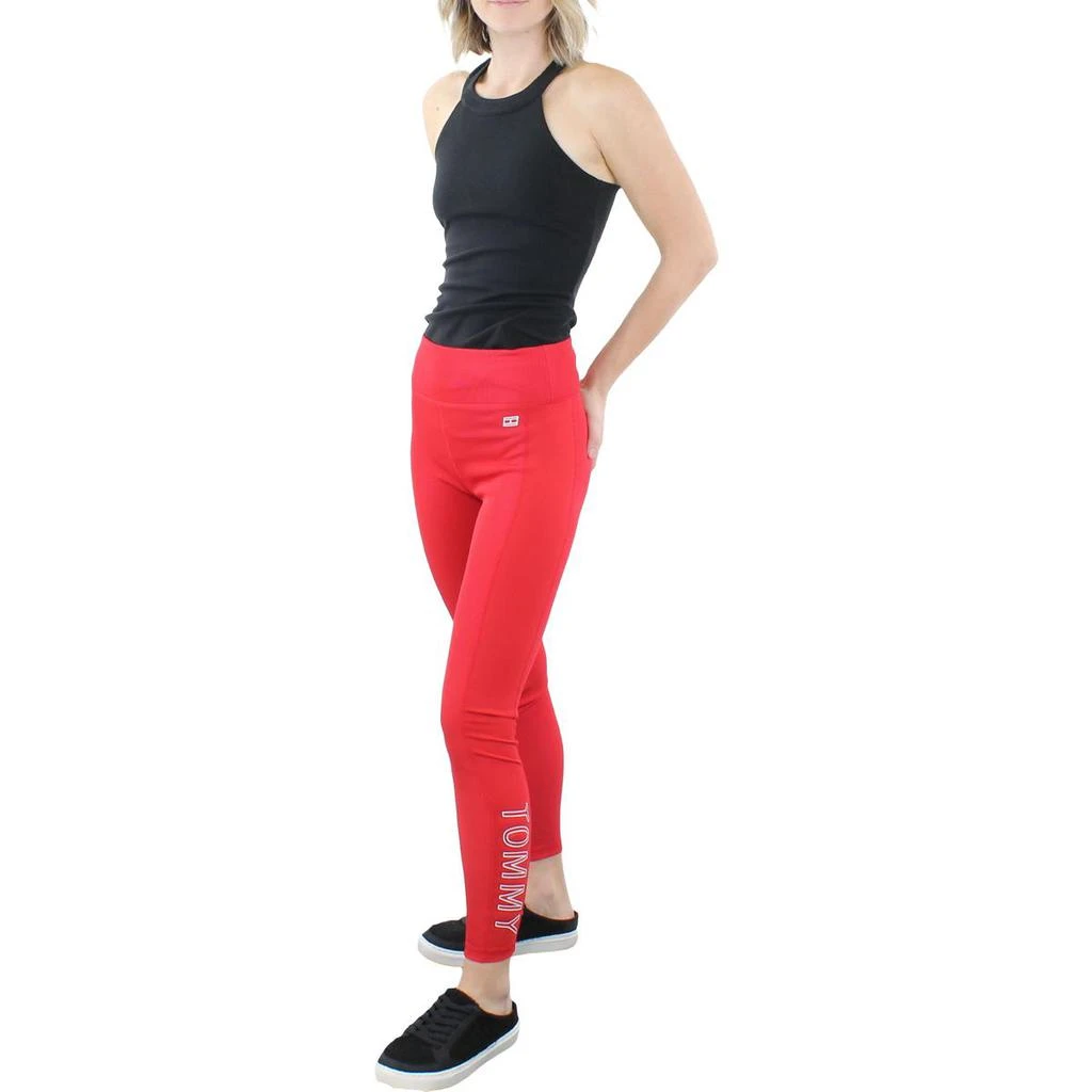 商品Tommy Hilfiger|Tommy Hilfiger Sport Womens Graphic Full-Length Athletic Leggings,价格¥78,第2张图片详细描述