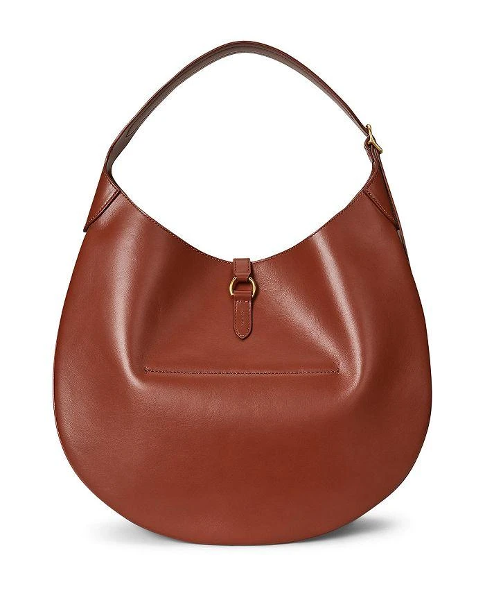 商品Ralph Lauren|女士 Polo ID 大号 Hobo 单肩包,价格¥5884,第4张图片详细描述