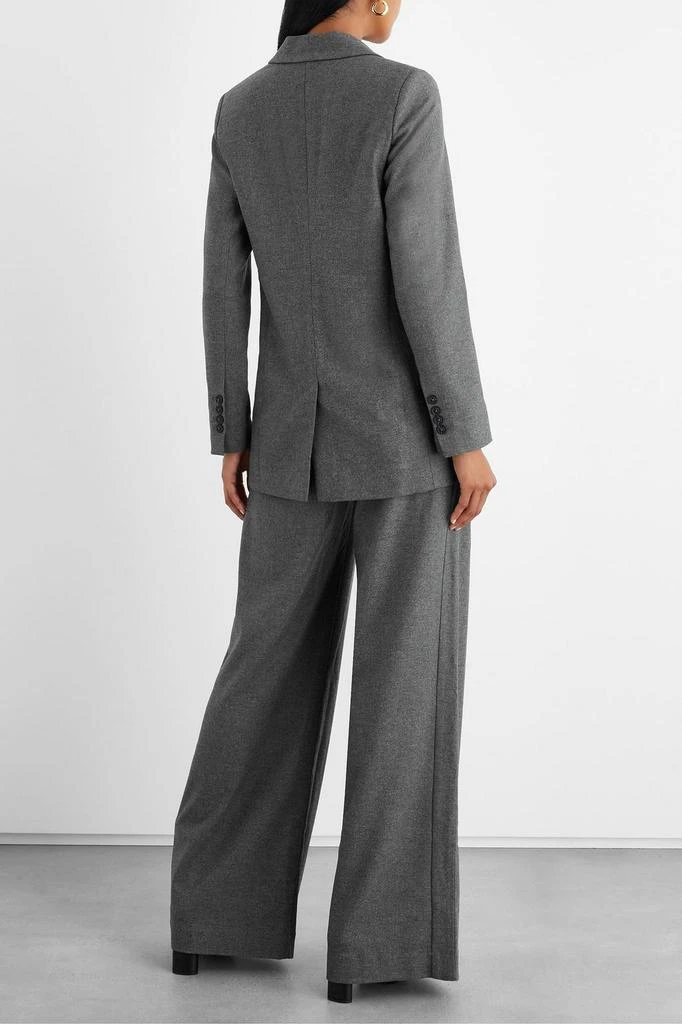 商品IRIS & INK|Fayette double-breasted mélange flannel blazer,价格¥982,第3张图片详细描述