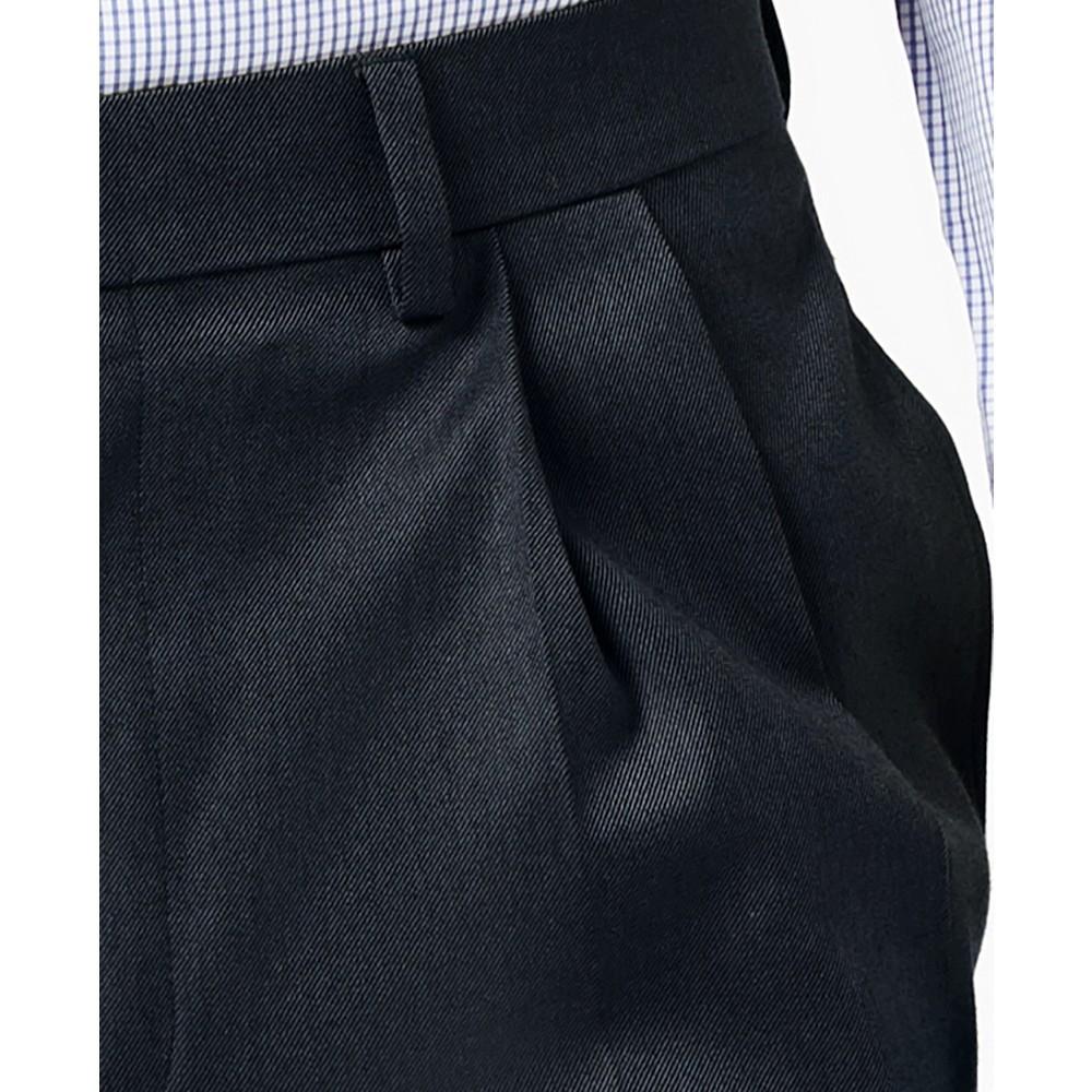 商品Ralph Lauren|男式-经典修身弹力-微斜纹褶皱-长裤-西装裤 多配色,价格¥221,第6张图片详细描述