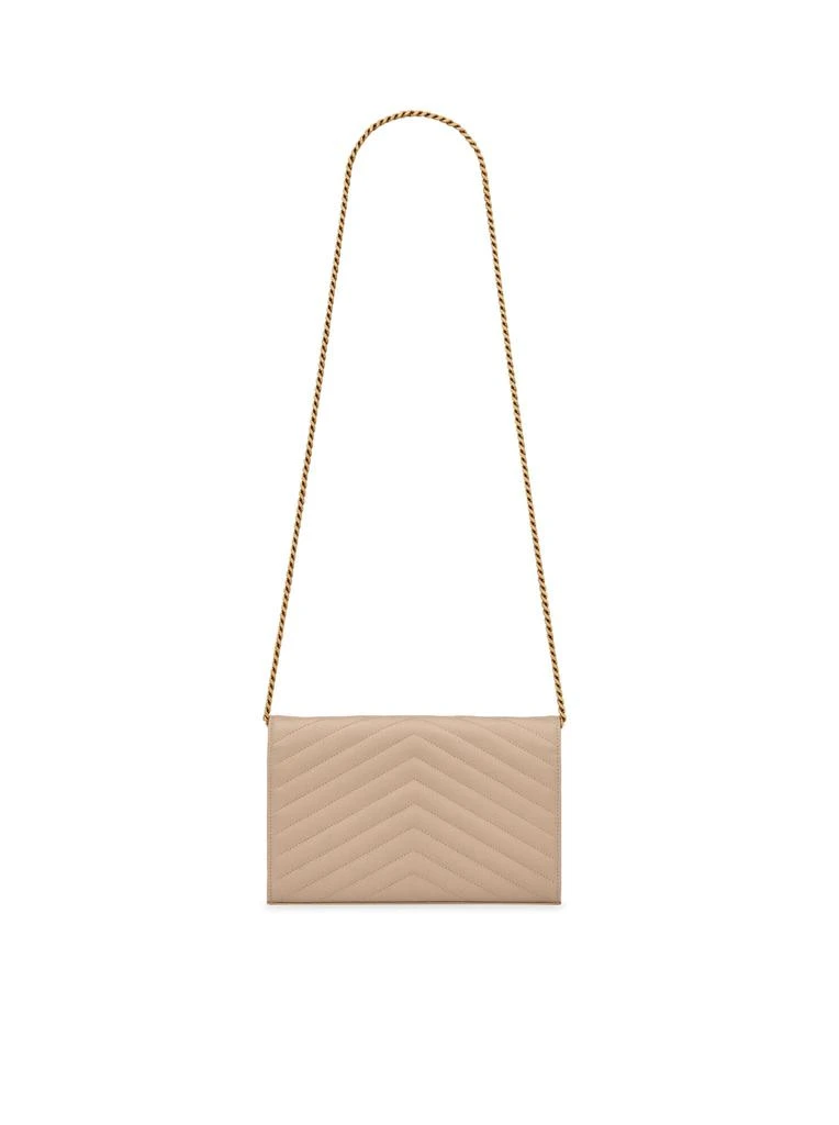 商品Yves Saint Laurent|CLASSIC CASSANDRE CHAIN POUCH IN GRAIN DE POUDRE LEATHER,价格¥12631,第3张图片详细描述
