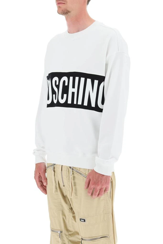 商品Moschino|Moschino organic cotton sweatshirt with logo band,价格¥1628,第4张图片详细描述