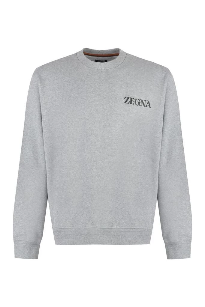 商品Zegna|ZEGNA COTTON CREW-NECK SWEATSHIRT,价格¥2952,第1张图片