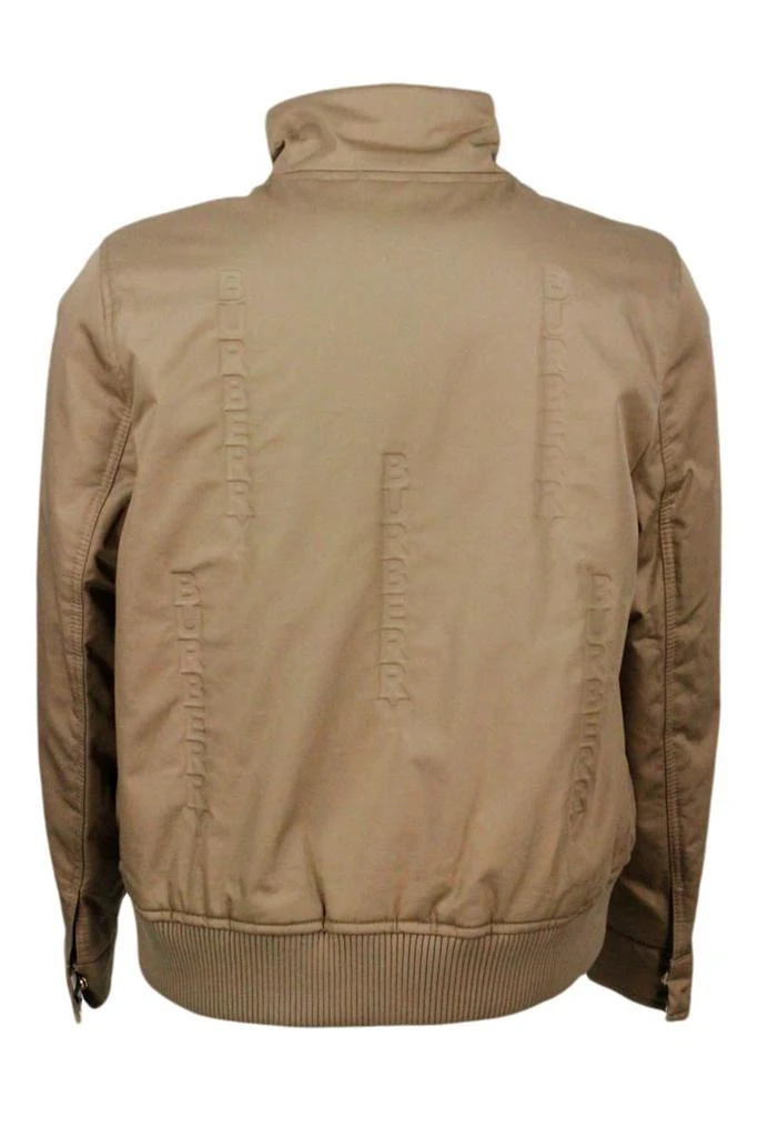 商品Burberry|Harrington Reversible Jacket In Lightly Padded Cotton With Embossed Logo. Second Side Check,价格¥4329,第2张图片详细描述