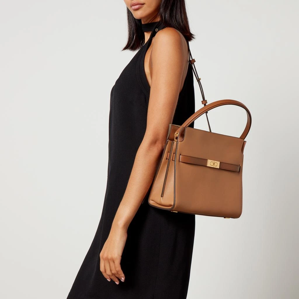 商品Tory Burch|Lee Radziwill Small Double Suede and Leather Bag,价格¥13415,第2张图片详细描述