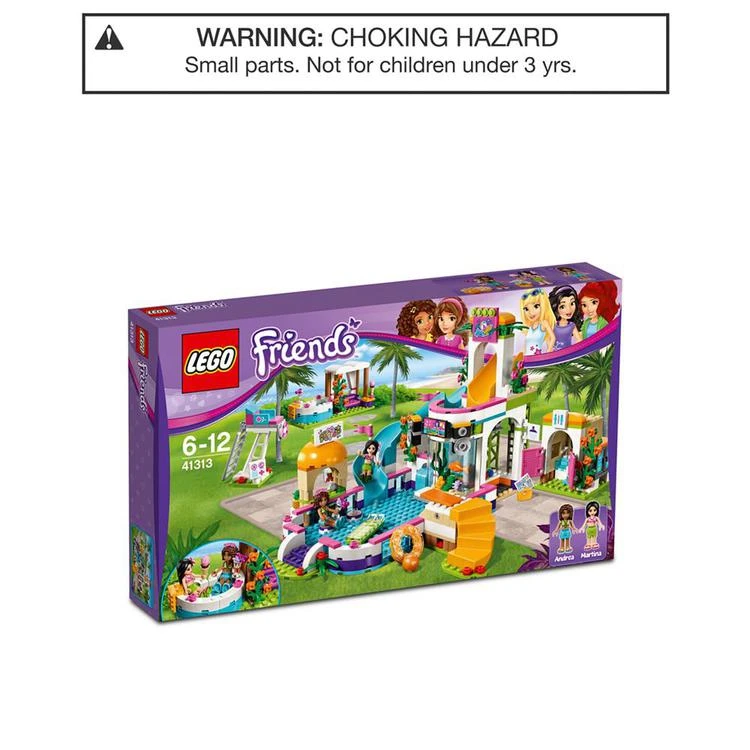 商品LEGO|589-Pc. Friends Heartlake Summer Pool,价格¥374,第1张图片
