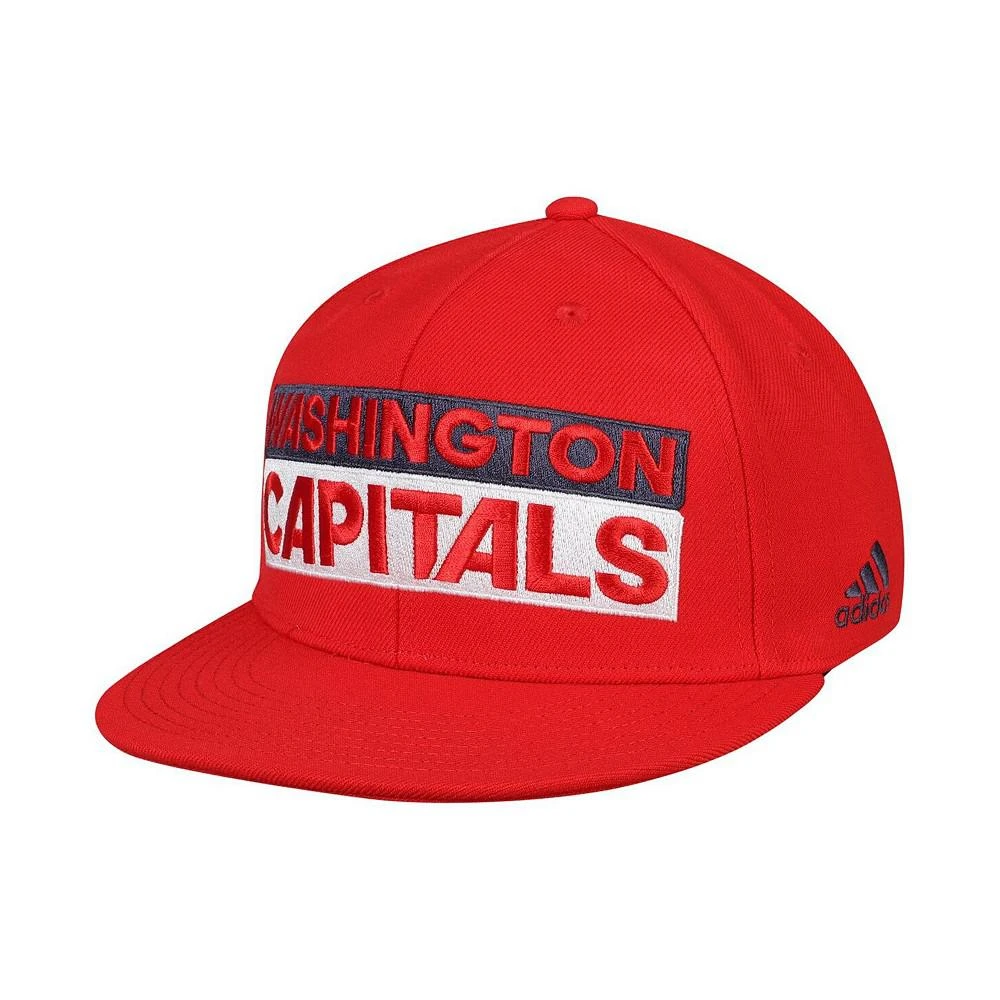 商品Adidas|Men's Red Washington Capitals Culture Box Flex Hat,价格¥149,第1张图片