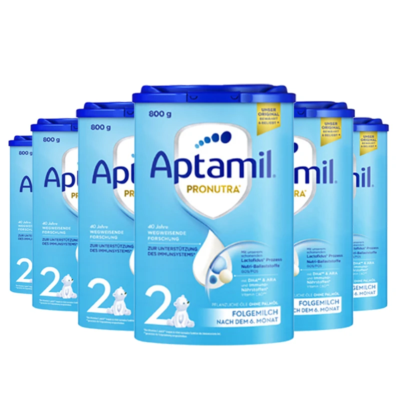 德国爱他美aptamil奶粉2段800g/罐 新旧版本随机（保税仓发货）（预售3个工作日内发货） 商品