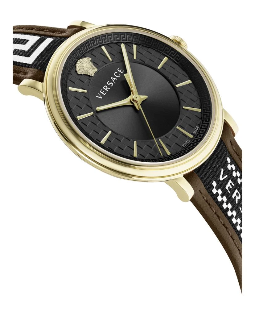 商品Versace|V-Circle Strap Watch,价格¥2347,第3张图片详细描述