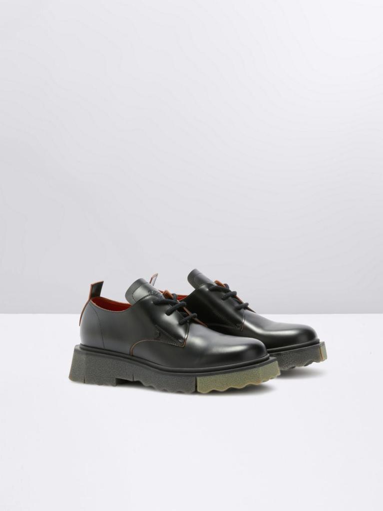 商品Off-White|OFF-WHITE Leather sneakers,价格¥3179,第5张图片详细描述