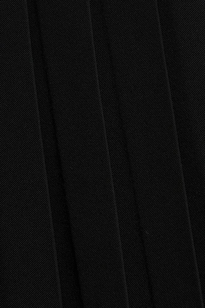 Ava jersey-paneled pleated twill midi dress商品第6张图片规格展示