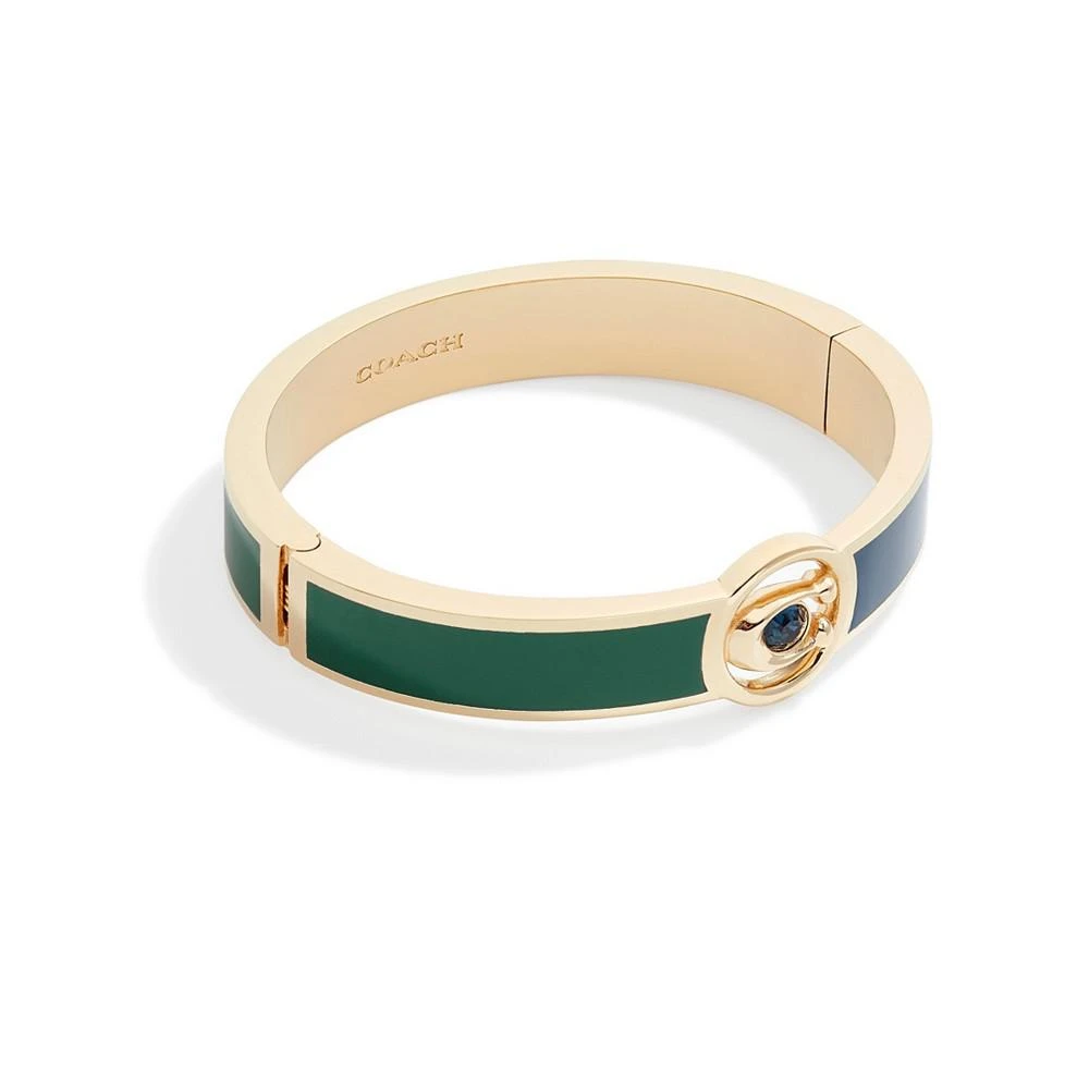 商品Coach|Signature Color Block Bangle Bracelet,价格¥1085,第1张图片