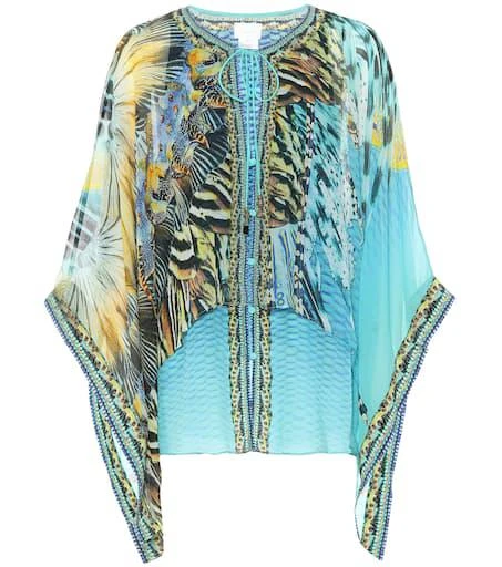 商品Camilla|Printed silk blouse,价格¥3867,第1张图片