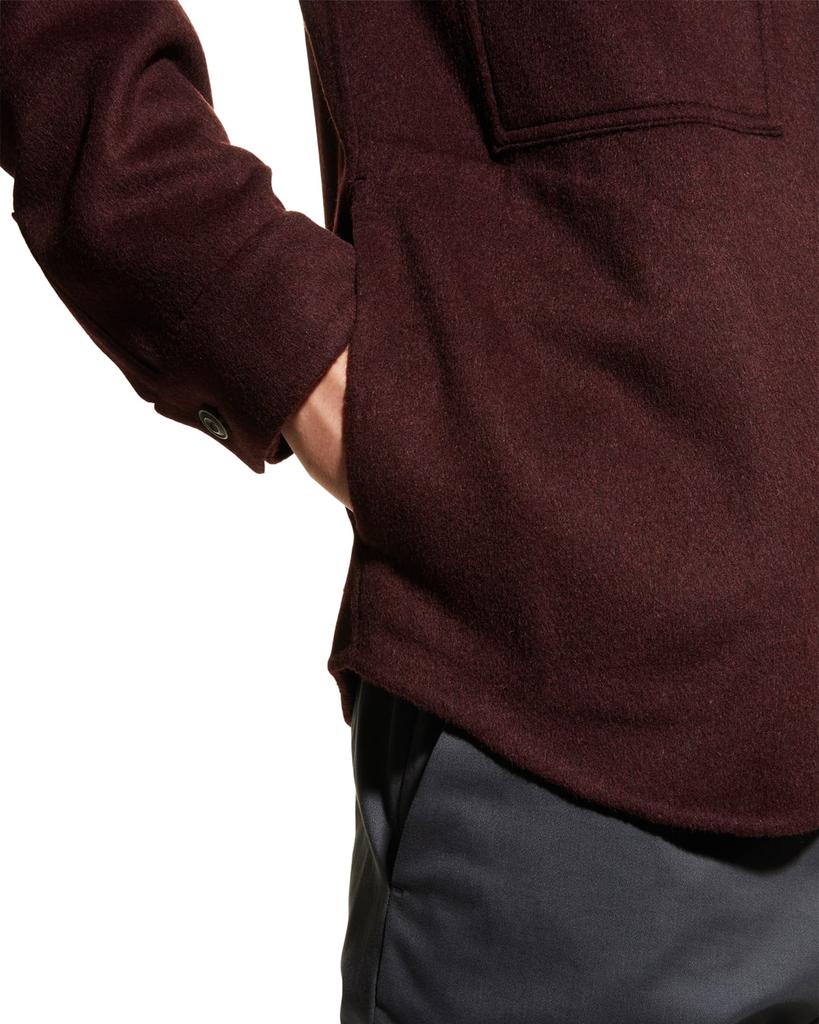 Men's Splittable Shirt Jacket商品第7张图片规格展示