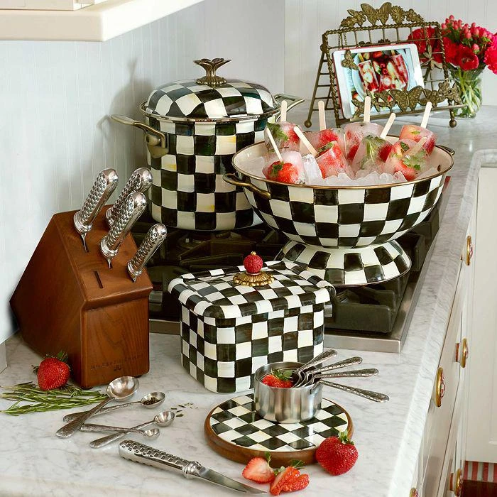 商品MacKenzie-Childs|Courtly Check® Recipe Box,价格¥967,第5张图片详细描述