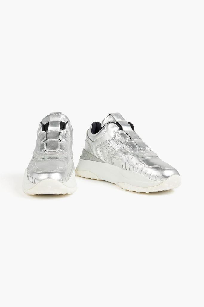 商品Tod's|Perforated metallic leather slip-on sneakers,价格¥2561,第6张图片详细描述