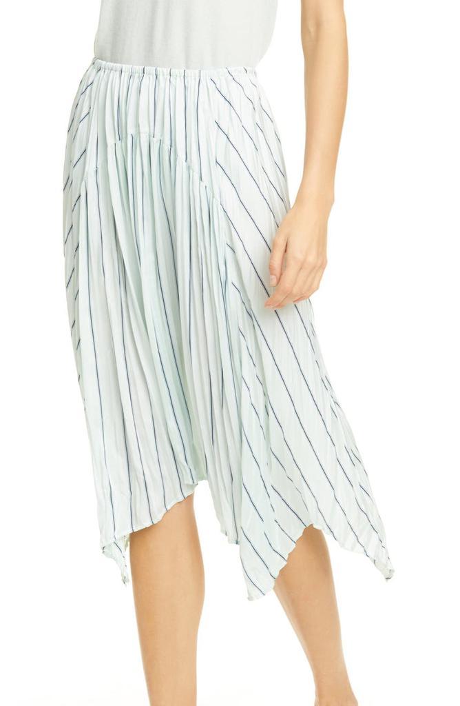 商品Vince|Stripe Gauze Panel Skirt,价格¥442-¥827,第6张图片详细描述