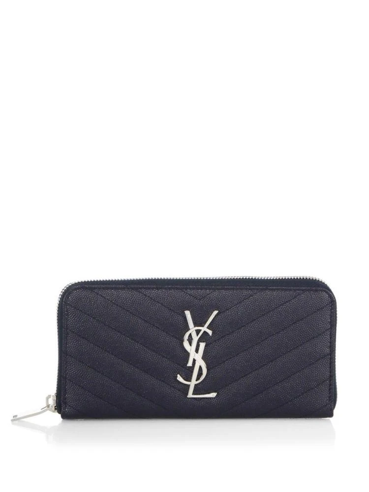 商品Yves Saint Laurent|Monogram 长款拉链钱包,价格¥5437,第1张图片