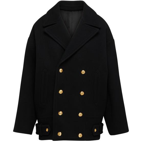 蛋形毛毡海军大衣商品第1张图片规格展示