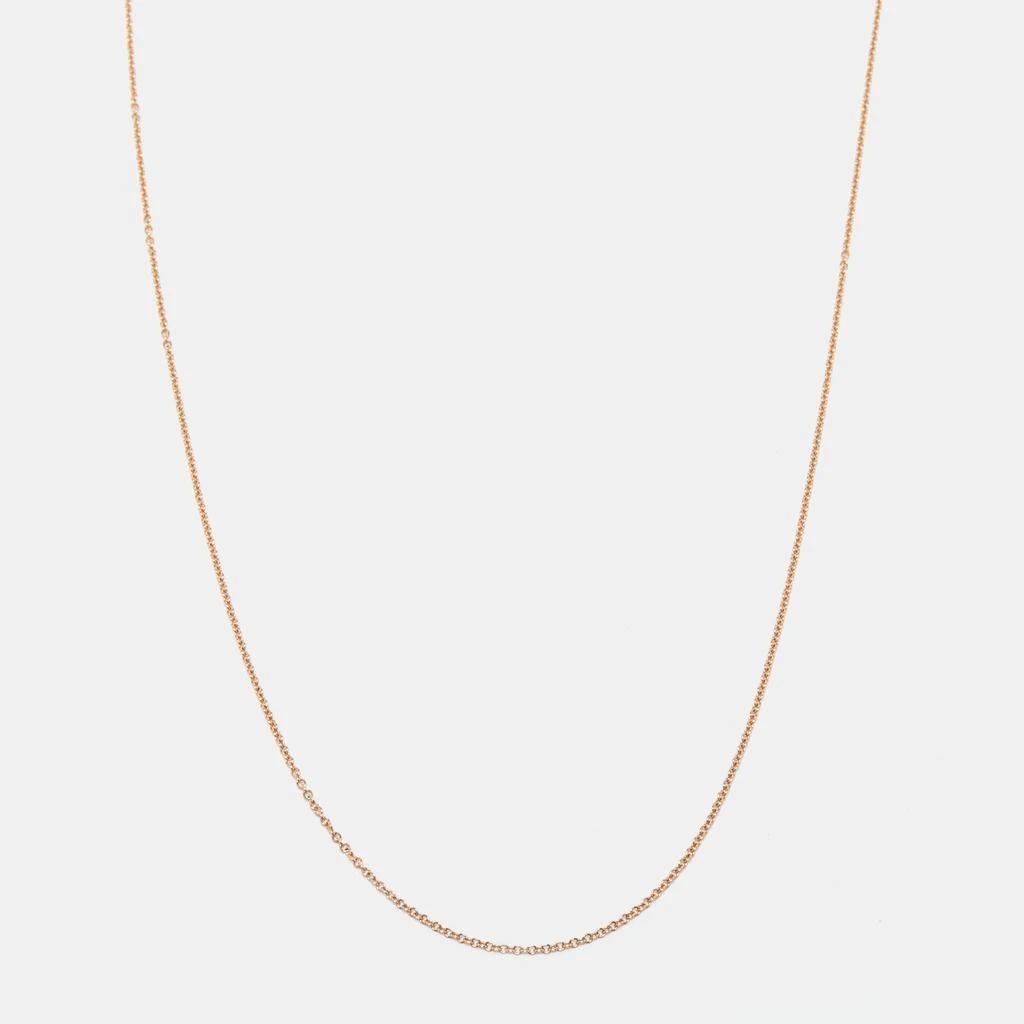 商品[二手商品] Tiffany & Co.|Tiffany & Co. 18k Rose Gold Pendant Chain,价格¥2509,第2张图片详细描述