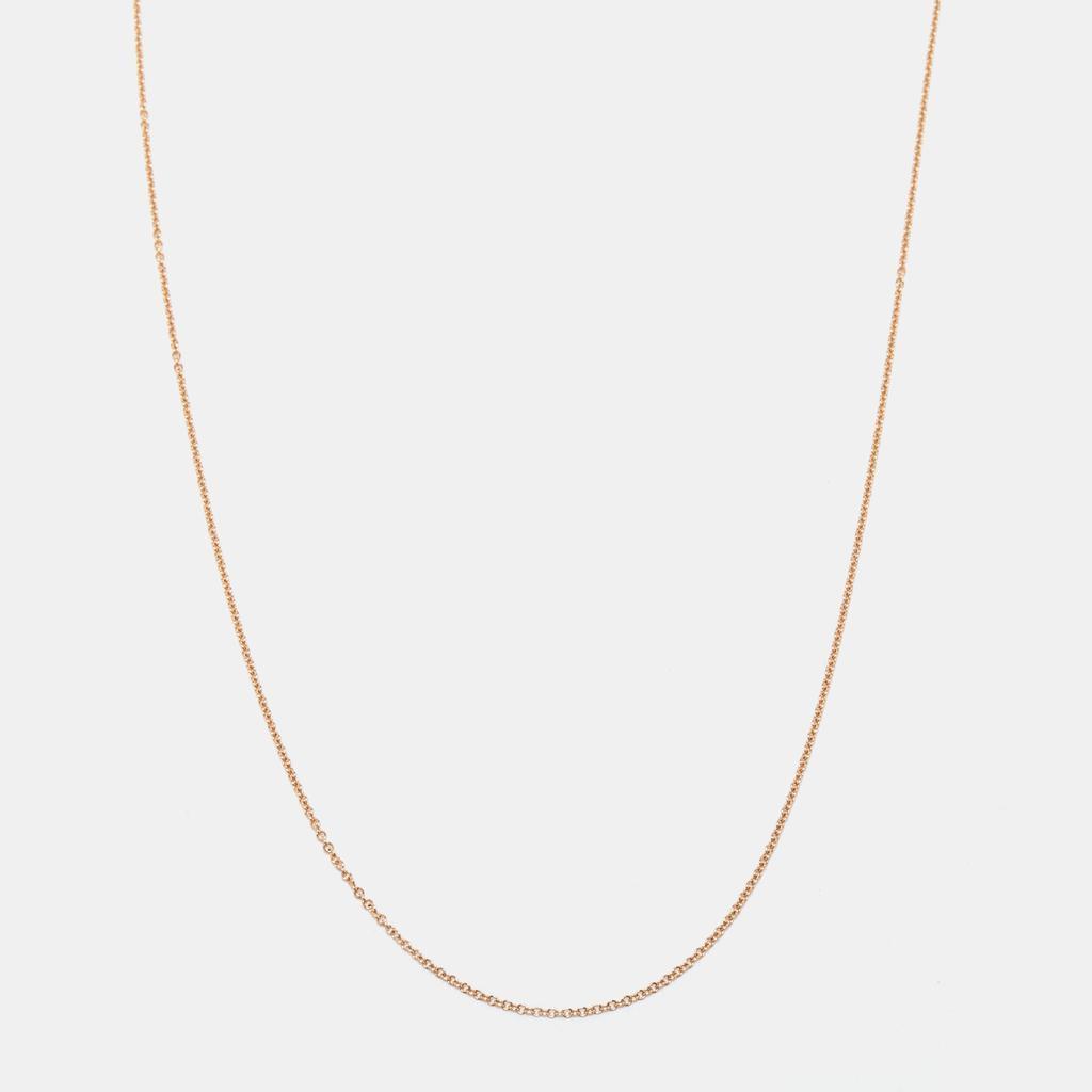 商品[二手商品] Tiffany & Co.|Tiffany & Co. 18k Rose Gold Pendant Chain,价格¥2391,第4张图片详细描述