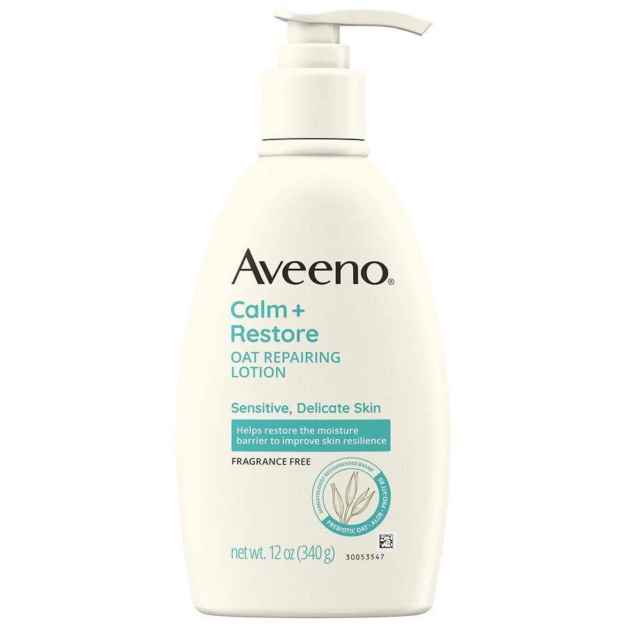 商品Aveeno|Calm + Restore Body Lotion Fragrance Free,价格¥146,第1张图片