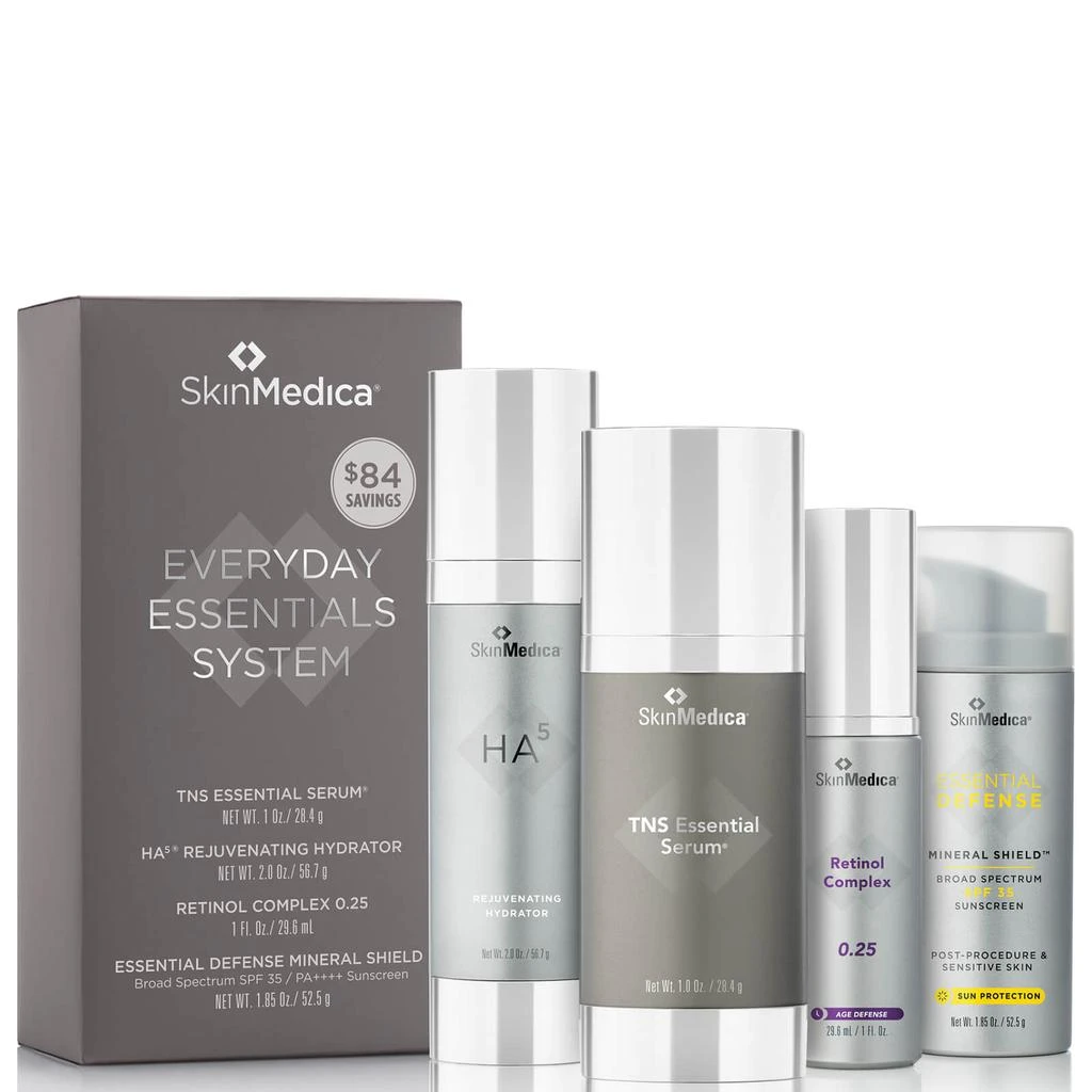 商品SkinMedica|SkinMedica Everyday Essentials System 5.85oz (Worth $559.00),价格¥3856,第1张图片