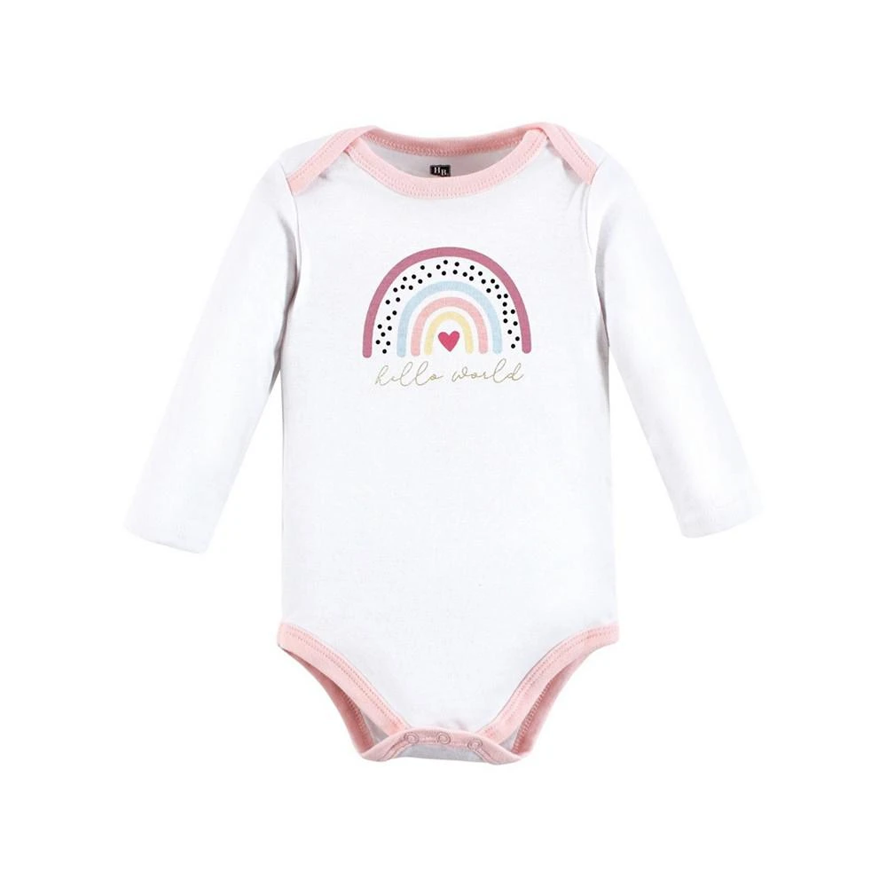 商品Hudson|Baby Girls Long-Sleeve Bodysuits, Pack of 3,价格¥113,第3张图片详细描述