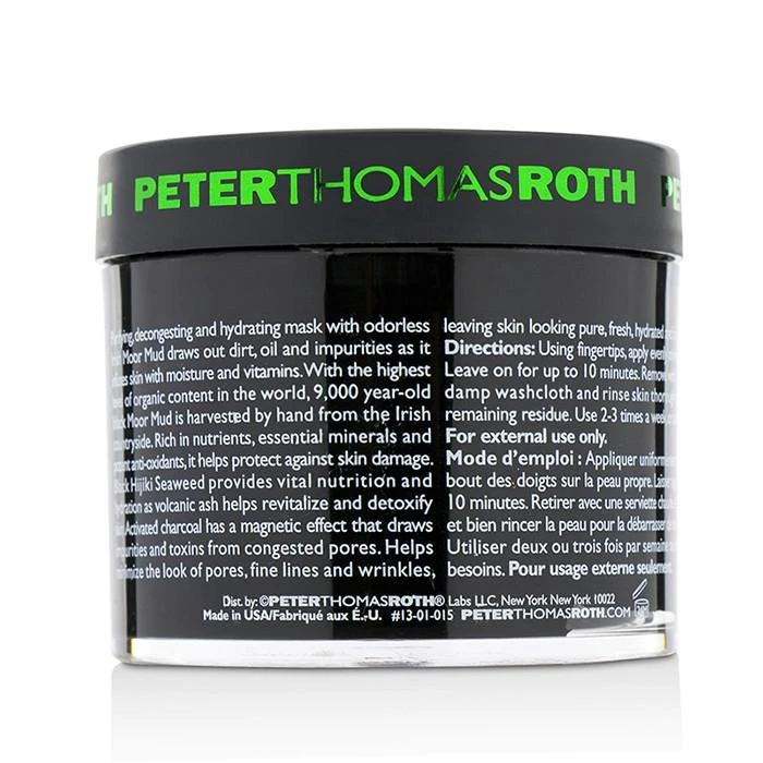 商品Peter Thomas Roth|Peter Thomas Roth 纯净焕新黑泥膜(黑泥能量面膜)爱尔兰千年摩尔泥海藻矿物面膜 清洁毛孔 150ml/5oz,价格¥284,第3张图片详细描述