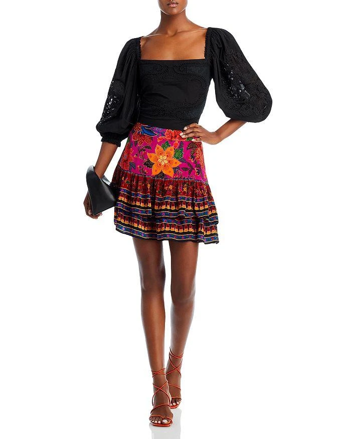商品Farm Rio|Tropical Tapestry Skirt,价格¥325,第2张图片详细描述