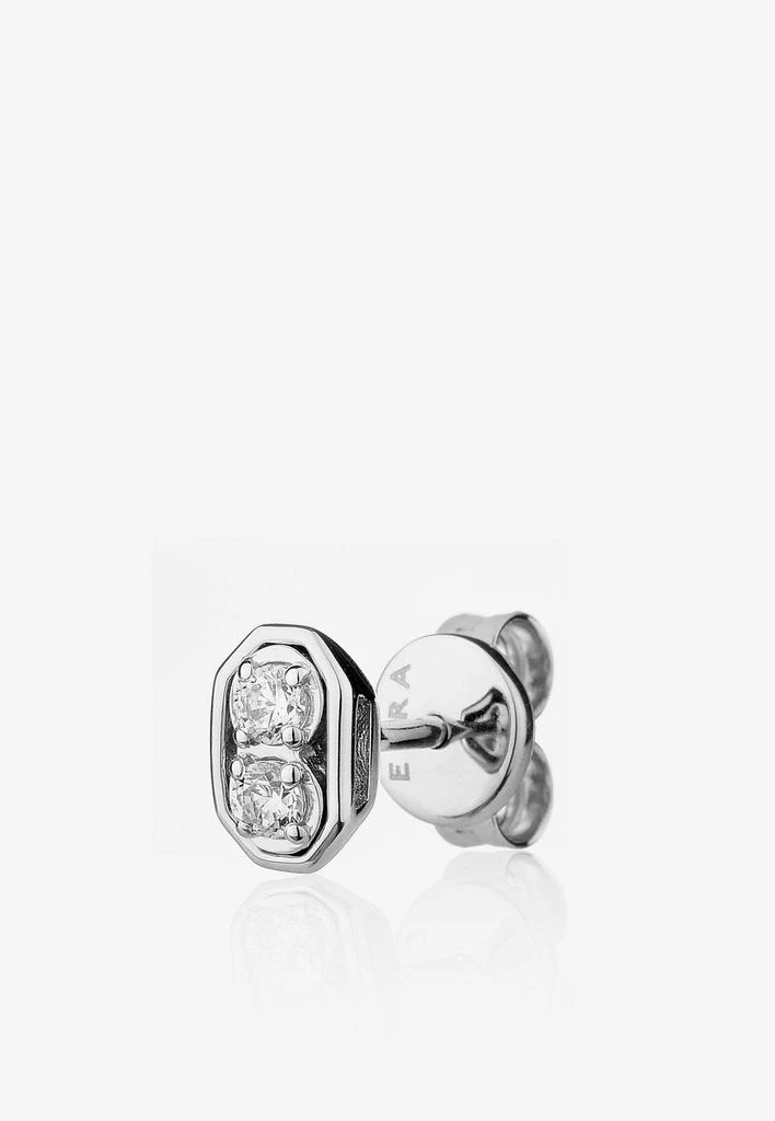 商品EÉRA|Special Order - Roma Diamond Stud Earring in 18-karat White Gold,价格¥7918,第1张图片