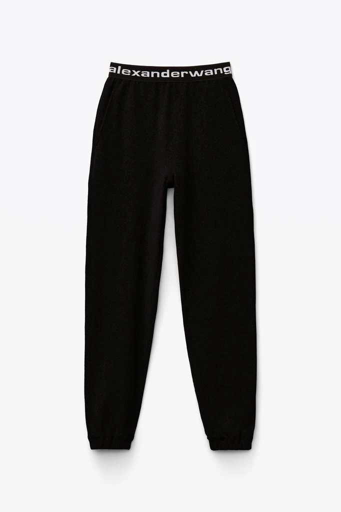 商品Alexander Wang|LOGO ELASTIC JOGGER IN STRETCH CORDUROY,价格¥2228,第3张图片详细描述